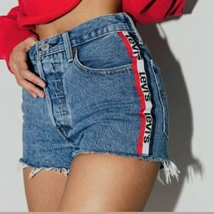 Levi's 501 high rise shorts